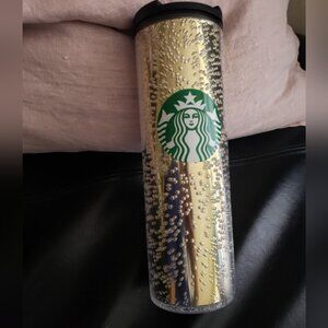 Starbu ks   Glitter A ryli  Travel Tumbler 16  oz